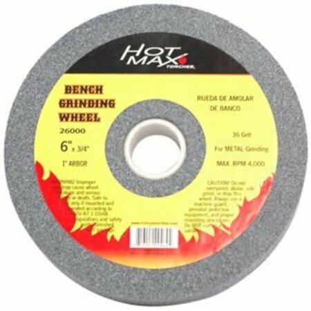 KDAR BENCH WHEEL 36 GRIT 6 X 1 X 1 IN 26003